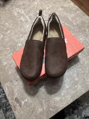 Women's US 11 J Sport Brown Lisa Slip On Casual Shoes With Memory Foam New